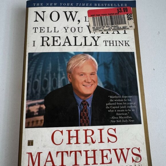 Now, Let Me Tell You What I Really Think – Chris Matthews (Paperback, 2002) - Picture 1 of 5
